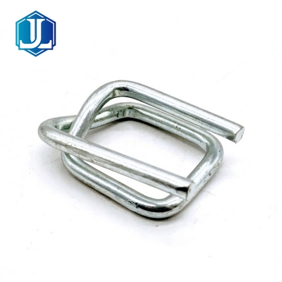 Galvanized / Phosphate Strapping Wire Buckle for Polyester Composite Cord Strap