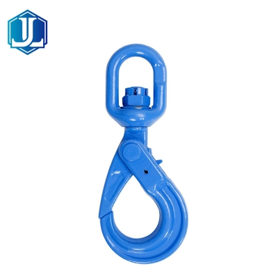 Superior Quality Grade 100 G100 Swivel Self Locking Hook for Lifting