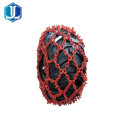 Alloy steel U-shaped grip forestry skidding chain double diamond tire protection chain