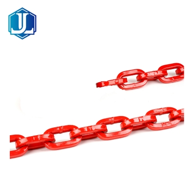 G80 Alloy Steel D shape Square Link Forestry Strapping Chain for Logging