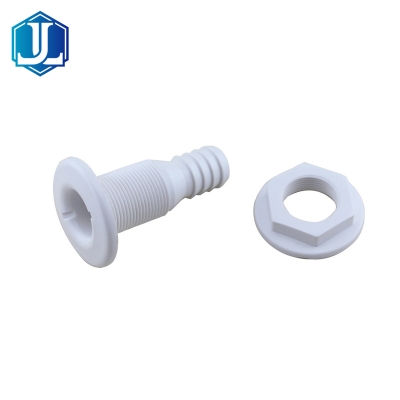 Marine ABS Plastic Thru Hull Outlet Bilge Fittings For Yacht