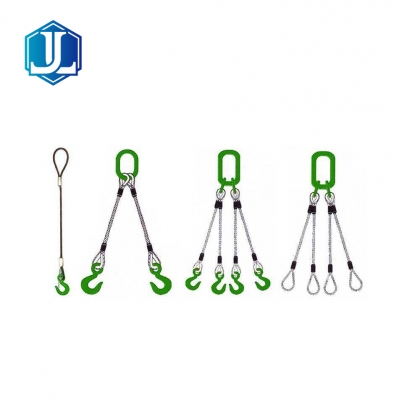 Heavy Duty 1leg 2leg 3leg 4leg Steel Wire Rope Sling for Lifting