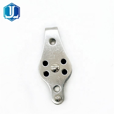 Yacht 304 / 316 Stainless Steel Single Sheave Mini Pulley Wire Rope Block
