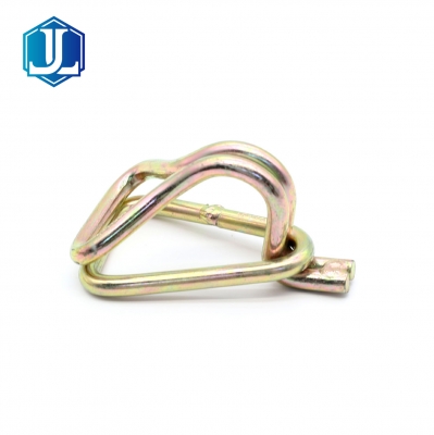 25MM/35MM/50MM Galvanized 1.5T 3T 5T 10T Zinc Plated Swan Hook Double J Hook with Keeper for Tie Down Strap
