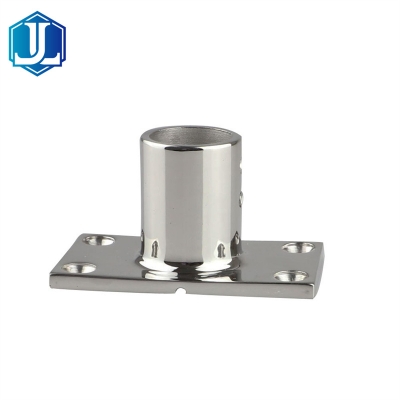 Marine Boat 316 Stainless Steel Hand Rail Fitting 30 45 60 90 Degree Rectangular Base for Tube