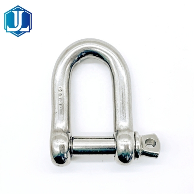 304 / 316 Stainless Steel European Type D Dee Shackle with Screw Pin
