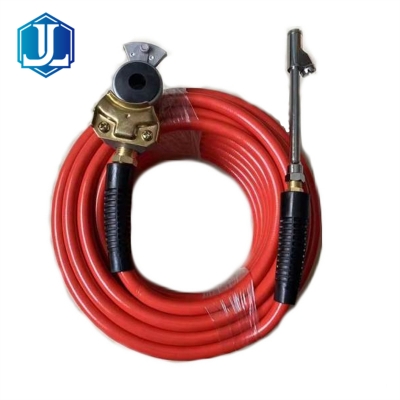 Truck Tire Inflation Kit 3/8″ ID 50′ WP 300PSI PVC Air Compressor hose with Air Chuck&Gladhand