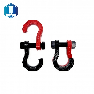 Heavy Duty Bow Towing Winch Split Shackle for Off Road Vehicle Recovery