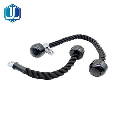 Gym Pulley Fitness Cable Attachments Single Double Pull Down Biceps Triceps Rope