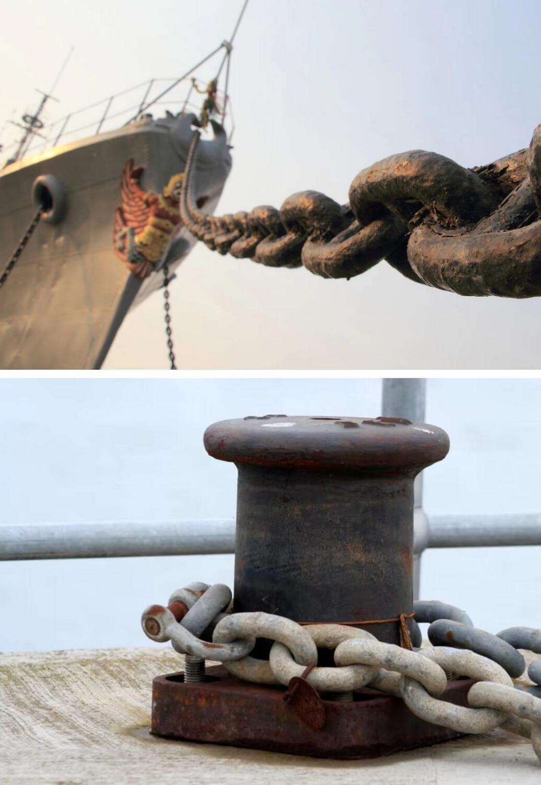 船舶海上R3 R4 R5螺柱链节无钉链节海上系泊链yy.jpg
